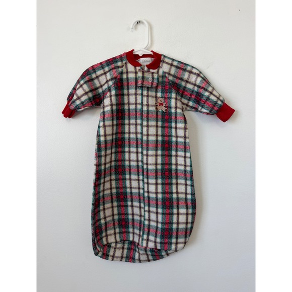 Carter's Other - Vintage Carter's Fleece Sleep Sack – Red Plaid – Up to 21 lbs – GUC
